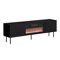 TV-Tisch Charlotte U106 (Schwarz)