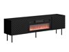 TV-Tisch Charlotte U106 (Schwarz)