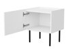 Ensemble de tables de chevet Charlotte U107 (Blanc)