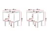 Set di comodini Charlotte U107 (Cachemire)