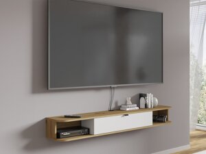 Mobile porta TV Buffalo 176 (Opaca bianco + Rovere Artisan)