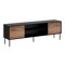 Mueble TV Charlotte Y104 (Nogal + Negro)