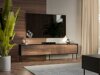 TV-tafel Miami Y100 (Notenhout + Zwart)