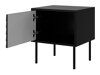 Ensemble de tables de chevet Charlotte Y105 (Noir)