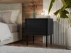 Set di comodini Charlotte Y105 (Nero)