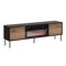 TV-tafel Charlotte Y107 (Notenhout + Zwart)