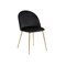 Καρέκλα Oakland 377 (Μαύρο + Χρυσό)