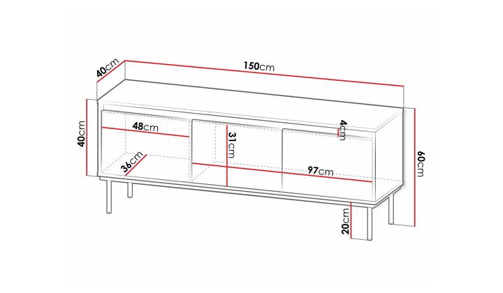 TV galds 554980