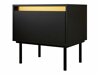 Table de chevet Comfivo AA103 (Noir)