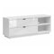 Mueble TV Boston CE104 (Blanco brillante + Blanco)