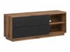 Mueble TV Boston CE104 (Roble delano oscuro + Negro mate)