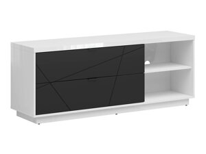 TV stol Boston CE104 (Sjajno bijela + Mat crna)