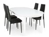 Conjunto de comedor Scandinavian Choice 544 (Negro)