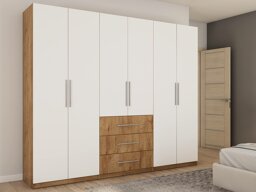 Armario Lexington 177 (Blanco + Lefkas roble)