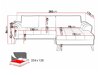 Kotna garnitura Indiana 154 (Evolution 19)