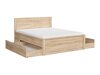 Caja de ropa de cama Boston E130 (Roble Sonoma)