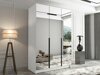 Armoire Atlanta 203 (Blanc + Noir)