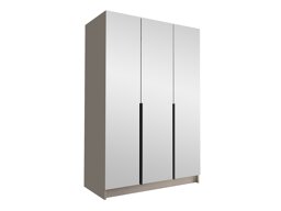 Kleiderschrank Atlanta 203 (Kaschmir + Schwarz)