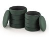 Set di pouf Houston 1780 (Verde)