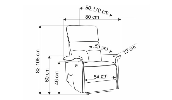 Krēsls reglainer 505605