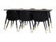 Conjunto de comedor Dallas 346 (Negro)