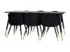 Conjunto de comedor Dallas 346 (Negro)