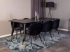 Conjunto de comedor Dallas 346 (Negro)