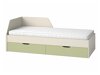 Bett Ogden R108 (Hellgrün + Beige)