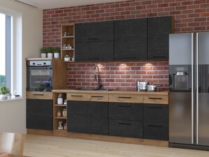 Modulaire keukenset Wood Dark 130