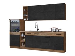 "Set da cucina modulare " Wood Dark 130