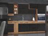 "Set da cucina modulare " Wood Dark 129