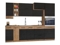 "Set da cucina modulare " Wood Dark 129