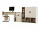 Conjunto de oficina Ogden R113 (Beige + Roble Artisan)