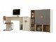 Conjunto de oficina Ogden R113 (Antracita + Roble Artisan + Beige)