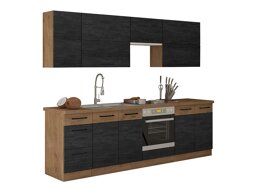 Модульный кухонный гарнитур Wood Dark 128