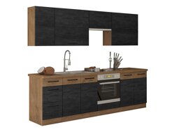 Модульный кухонный гарнитур Wood Dark 128