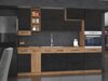 Armario de pared Wood Dark 136