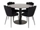 Conjunto de comedor Dallas 2624 (Negro)