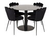 Conjunto de comedor Dallas 2624 (Negro)