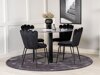 Conjunto de comedor Dallas 2624 (Negro)