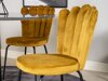 Conjunto de comedor Dallas 2624 (Amarillo + Negro)