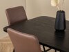 Conjunto de comedor Dallas 2768 (Marrón + Negro)