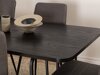 Set sala da pranzo Dallas 2768 (Grigio + Nero)