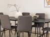 Set sala da pranzo Dallas 2768 (Grigio + Nero)