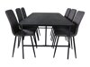 Set sala da pranzo Dallas 2768 (Grigio + Nero)