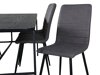 Set sala da pranzo Dallas 2768 (Grigio + Nero)