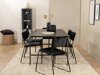 Conjunto de comedor Dallas 2790 (Negro)