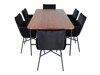 Conjunto de comedor Dallas 2787 (Negro)