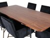 Conjunto de comedor Dallas 2787 (Negro + Cobre)