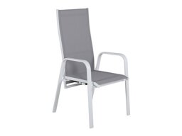 Silla de exterior Dallas 2776 (Blanco + Gris)